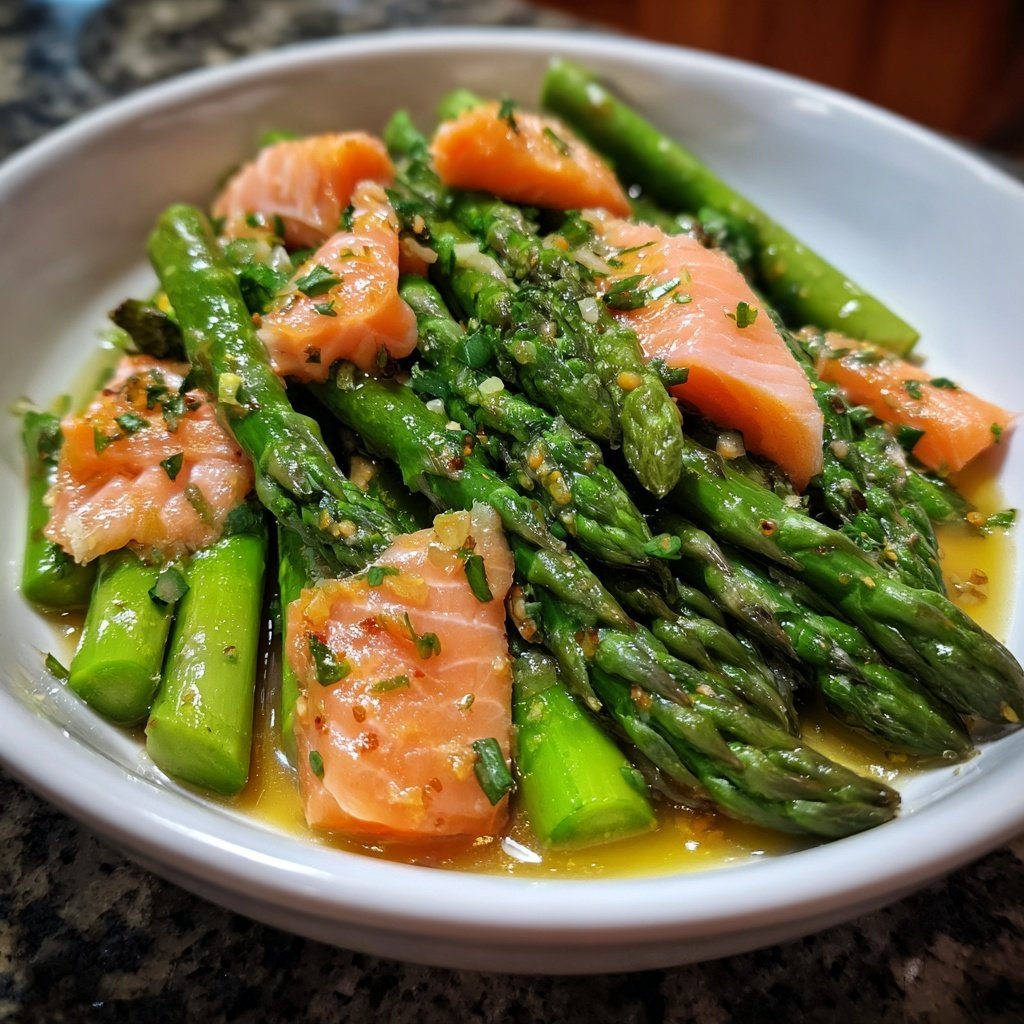 Grüner Spargel Mit Lachs