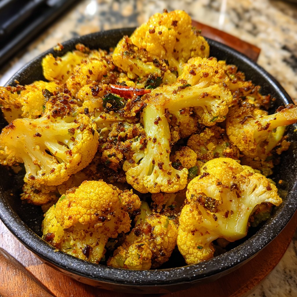 Blumenkohlpfanne mit Kreuzkümmel