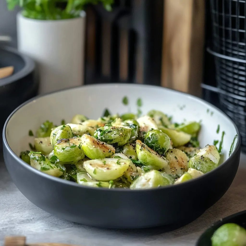 Rosenkohl aus der Heißluftfritteuse