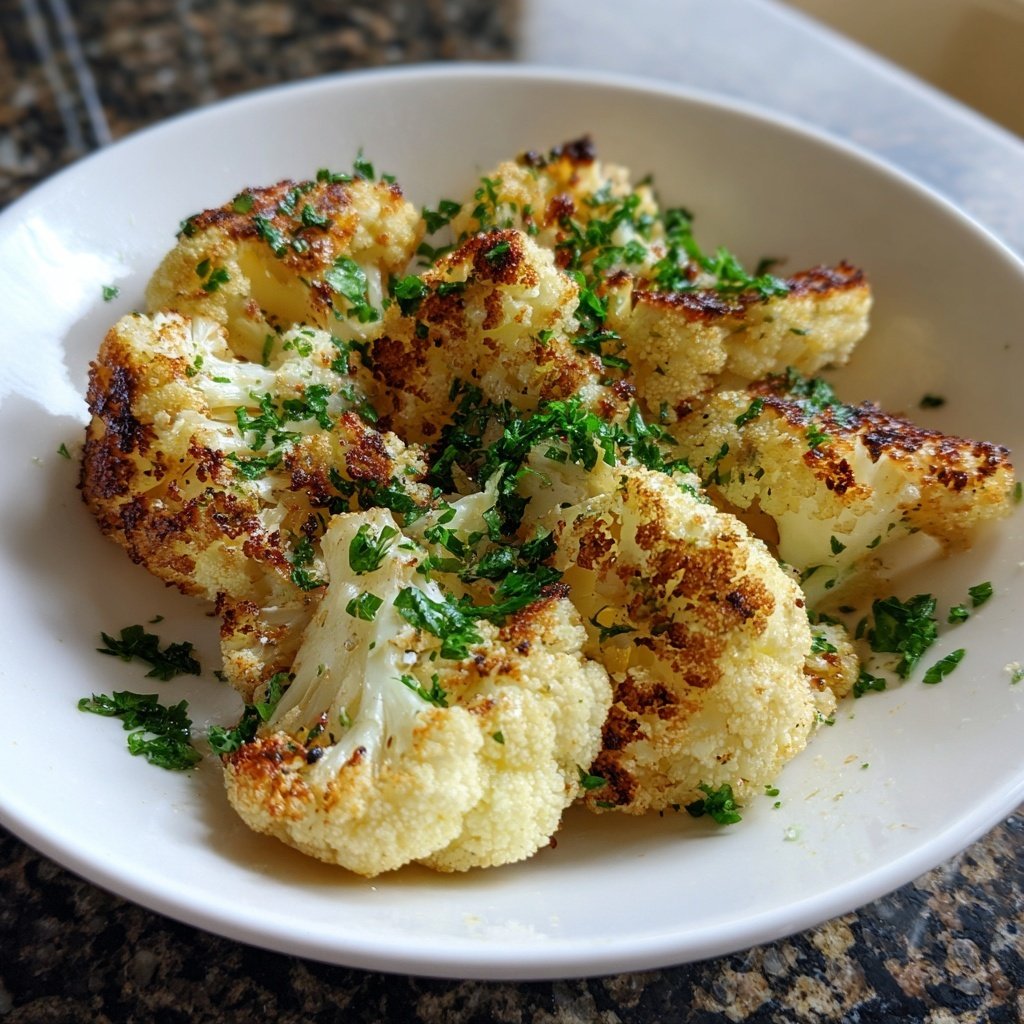 Blumenkohl mit Petersilie