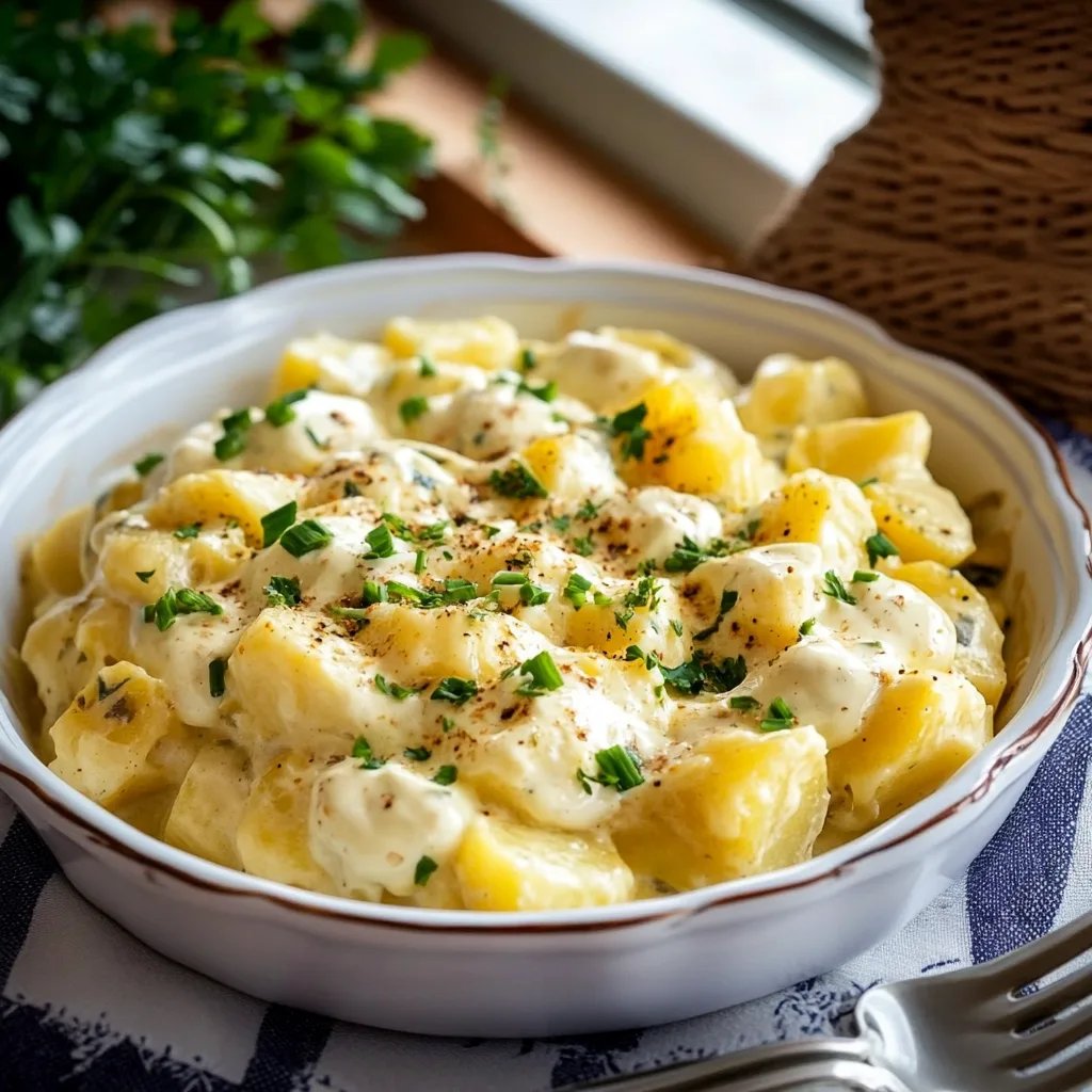 Kartoffelsalat mit Mayonnaise