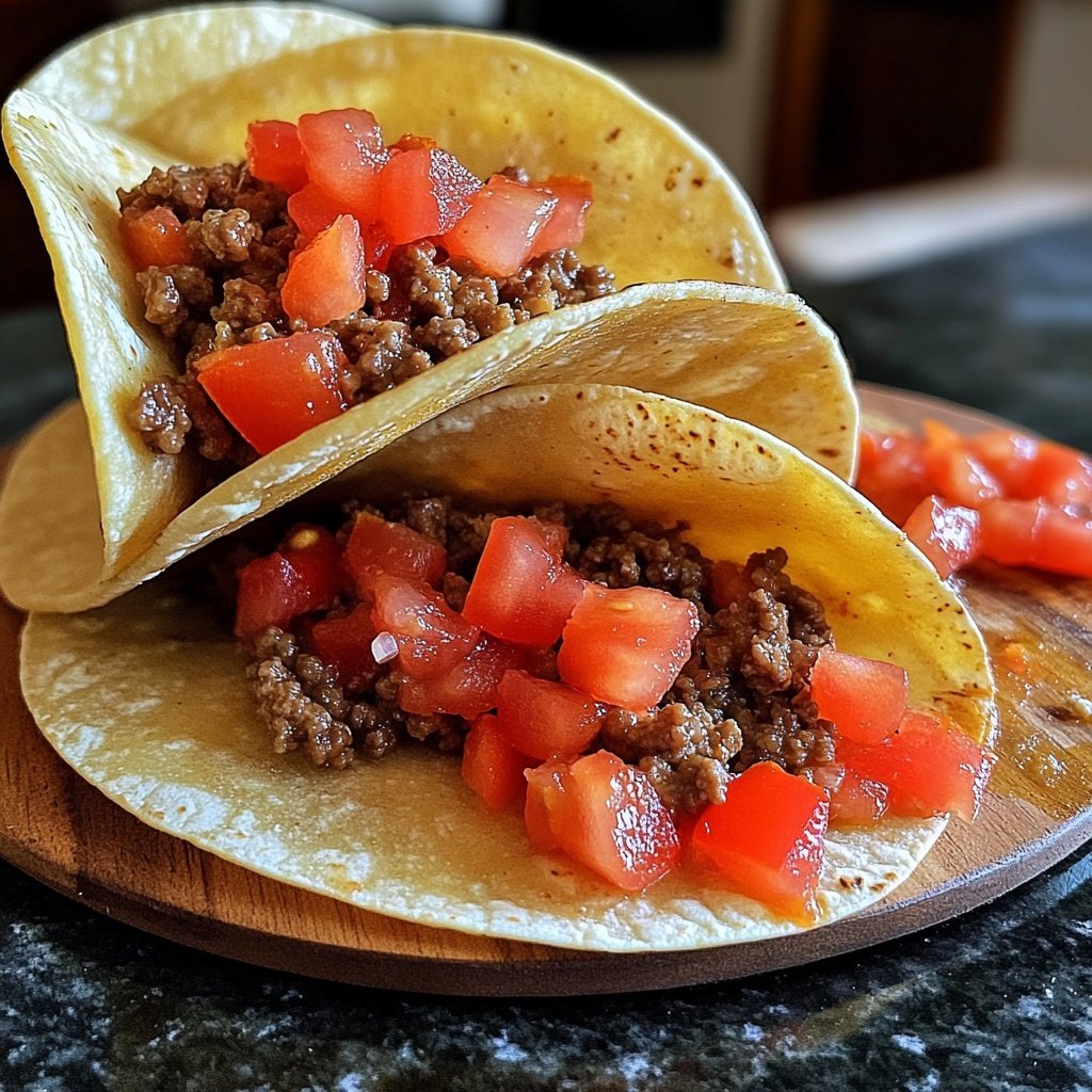 Hackfleisch Tacos Füllung