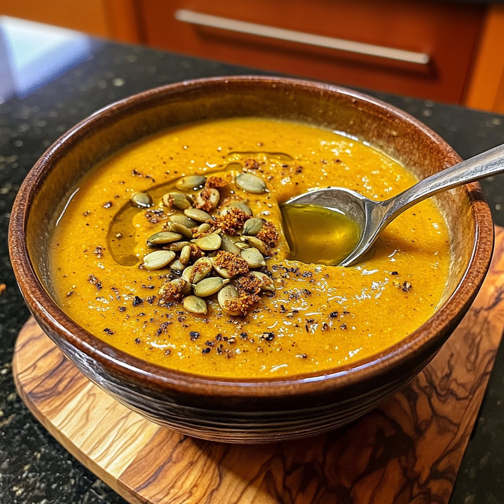 Kürbissuppe rustikal