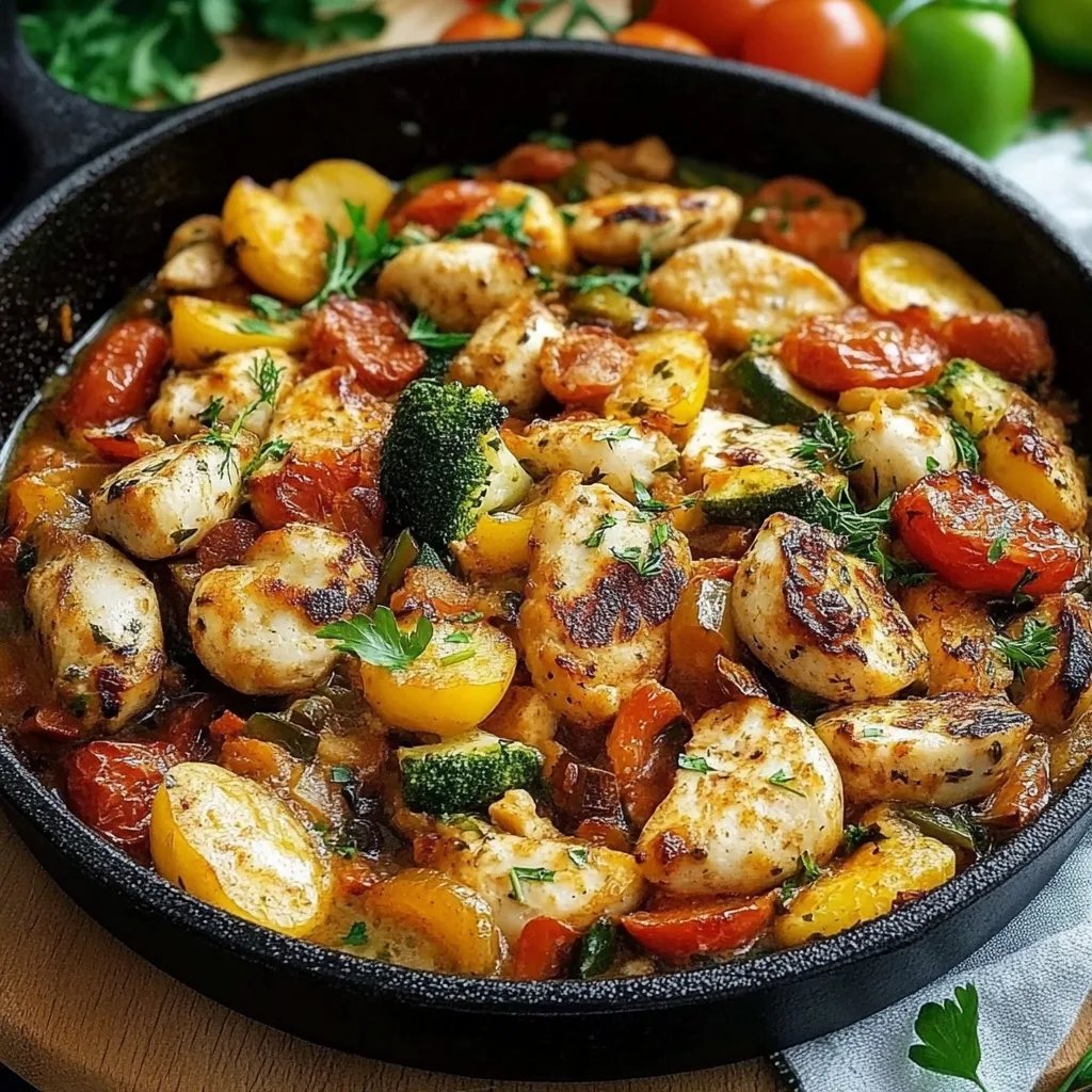 Leckere Low Carb Hähnchenpfanne mit Gemüse – Dein perfektes Abendessen!