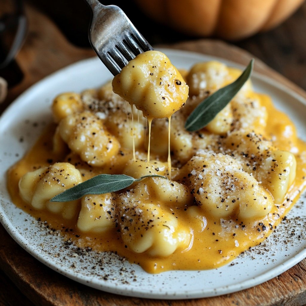 Gnocchi mit Kürbissauce