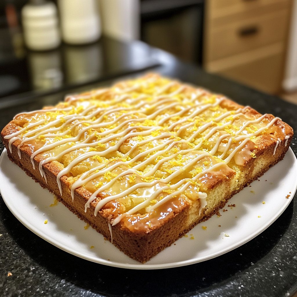 Zitronenkuchen saftig