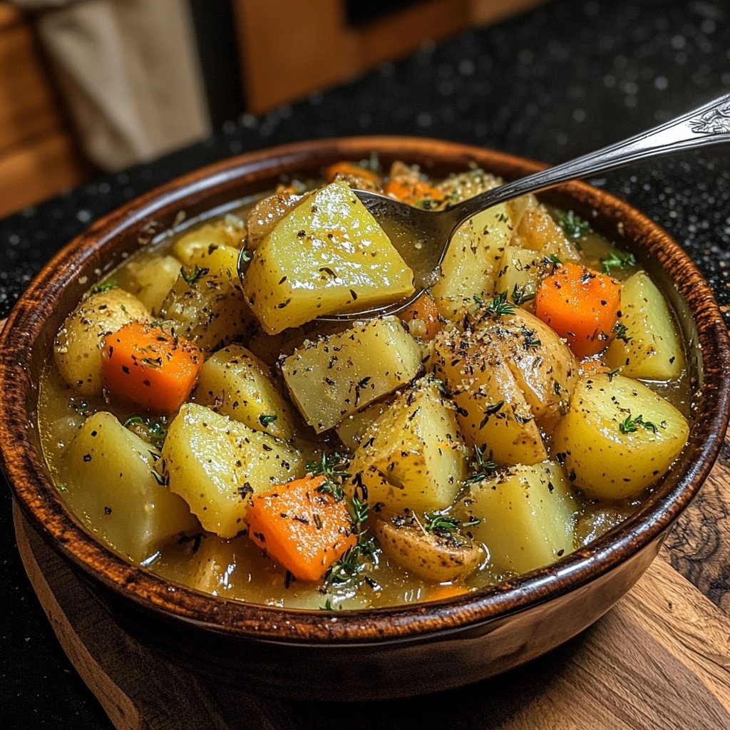 Möhren untereinander – Möhren-Kartoffeln-Eintopf