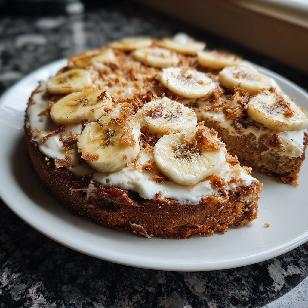 Bananenkuchen mit Joghurt