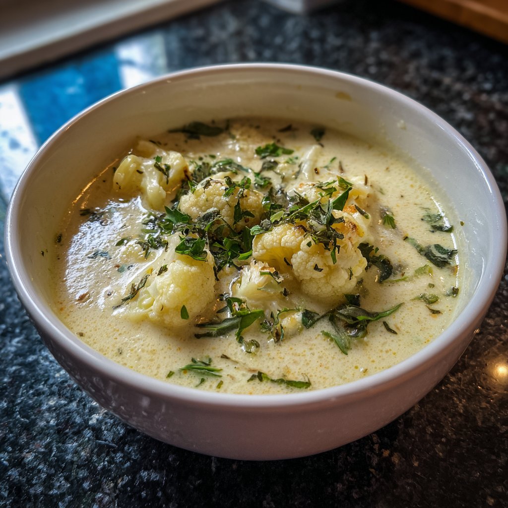 Blumenkohlsuppe ohne Sahne